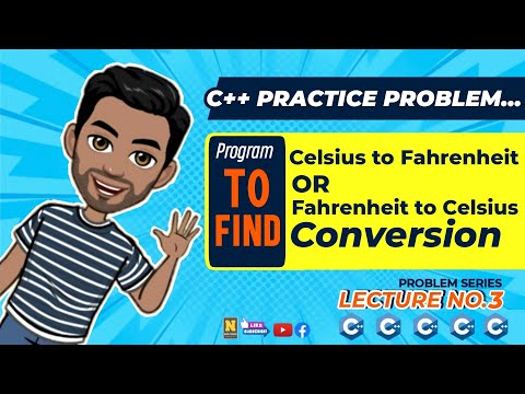 C++ Program to find Celsius to Fahrenheit Conversion || Tutorial series in C++
