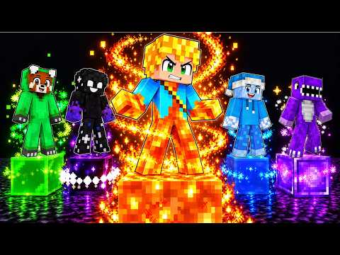 I caught 7 Rotten Elementals from the Banana Family in Minecraft...