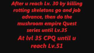 Maplestory- How to level get to level 100 fast