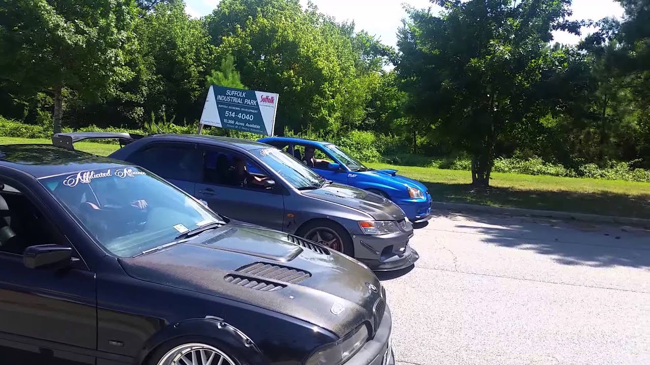 BMW vs Evo vs Subaru AA #Squad - YouTube