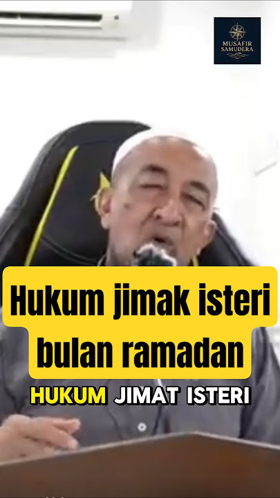 Hukum Jimak Isteri Di Bulan Puasa - UAI terang jelas #uai #ustazazharidrus #ceramahagama #suami