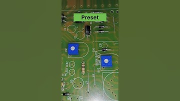 How to solder preset on pcb |easy electronic tutorial.#electronic #soldering #solderingiron #diy