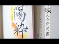『 映える命名書 』shomalumeiemi by 書まる　レジンコーティング　ｐｖ
