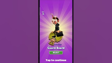 unlocking guard board in reverse challenge | #subway surfers