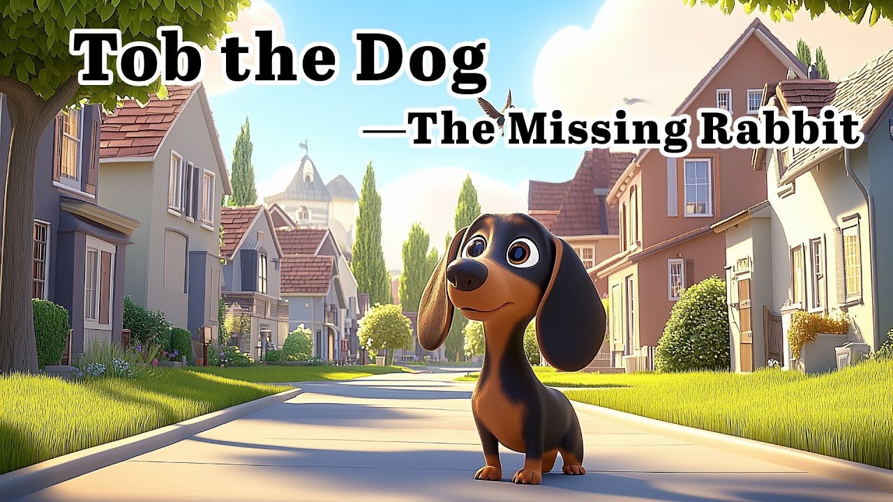 Dog Catching Rabbit Cartoon Tob the Dog -The Missing Rabbit | Cute Cartoon Story for Kids - YouTube