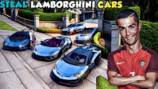 Stealing Every Expensive Sliver Lamborghini In Gta 5!