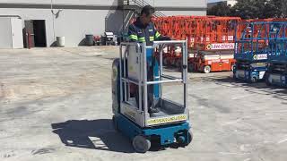 Stock Genie Gr12 Electric Single Man Lift---Otay Mesa Sales---619-671-1020
