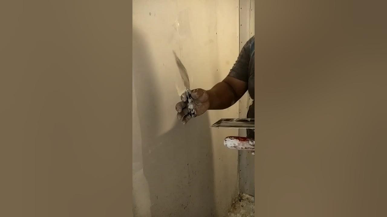 How to apply gypsum putty and tips YouTube