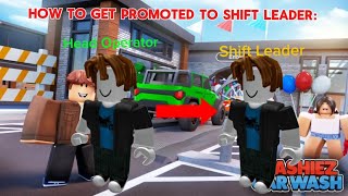 How to get promoted from Head Operator to Shift Leader quickly! | Tips/Tutorials!