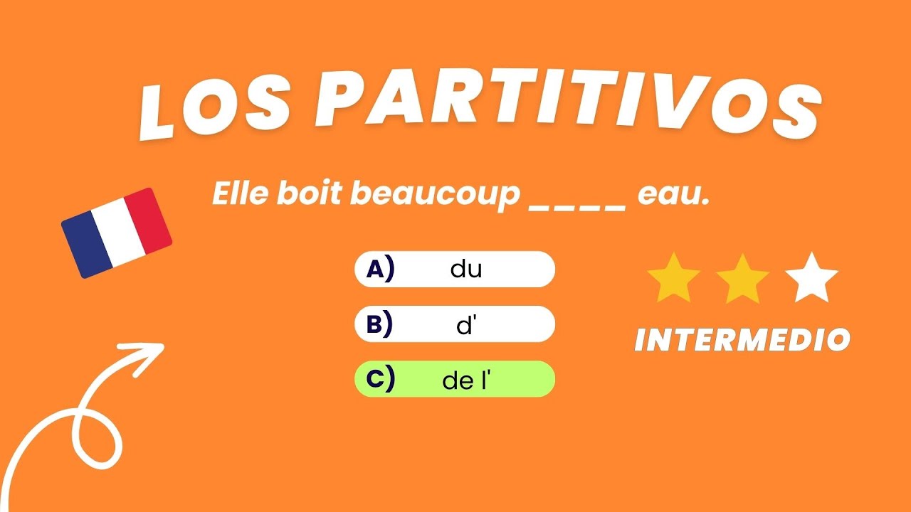 TEST LOS PARTITIVOS EN FRANCÉS 🇫🇷 du, de la, des, de l' YouTube