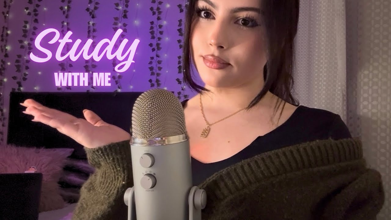 Study With Me ASMR 🌧️ | Soft Rain, Typing Sounds & Whispers 