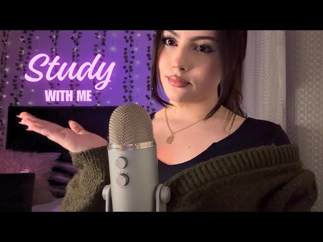 Study With Me ASMR 🌧️ | Soft Rain, Typing Sounds & Whispers