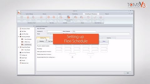 Setting Up Flexi Schedule