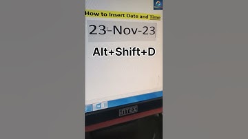 How to Insert Date and Time with Shortcuts key in Word #shortsvideo #tipsandtricks #trendingshorts