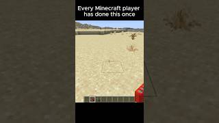 Every Minecraft player has done this once #shorts #minecraft