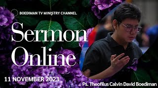 Sermon Online Of The Day - 11 November 2023