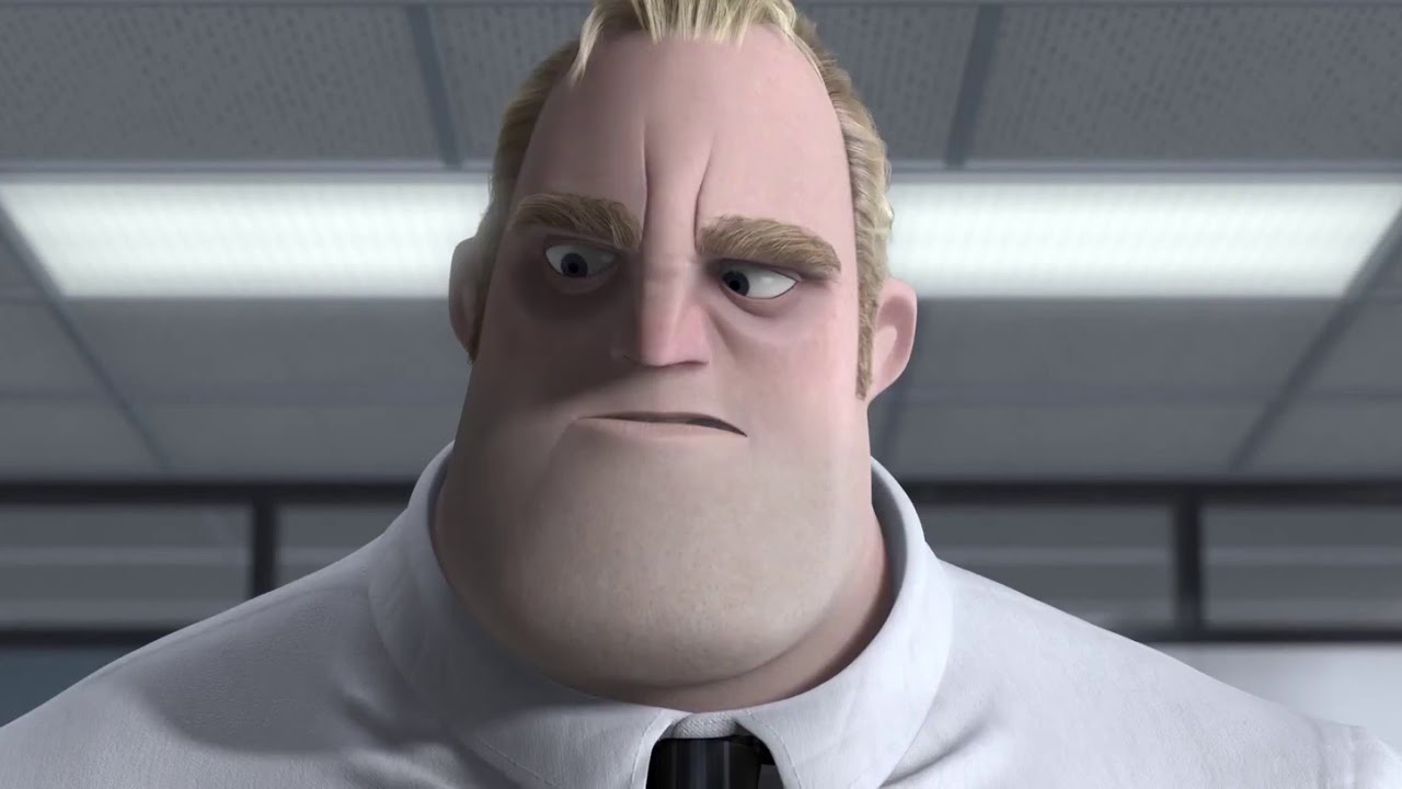 los increibles escena bob y su jefe - YouTube