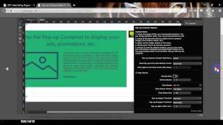 Pop up Container Adobe Muse Widget