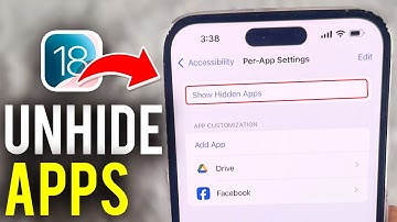 How to unhide apps on ios 18 - Full Guide