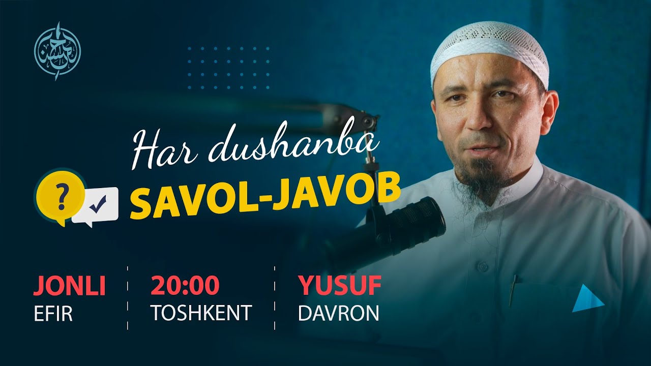 #001 Savol-javoblar | #Ustoz_Yusuf_Davron