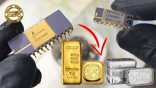 Gold & Silver Recovery From Ceramic Coprocessors  | Gold Recovery From Electronics  | Gold Recovery