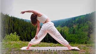 Slow Stretching Yoga Outside
