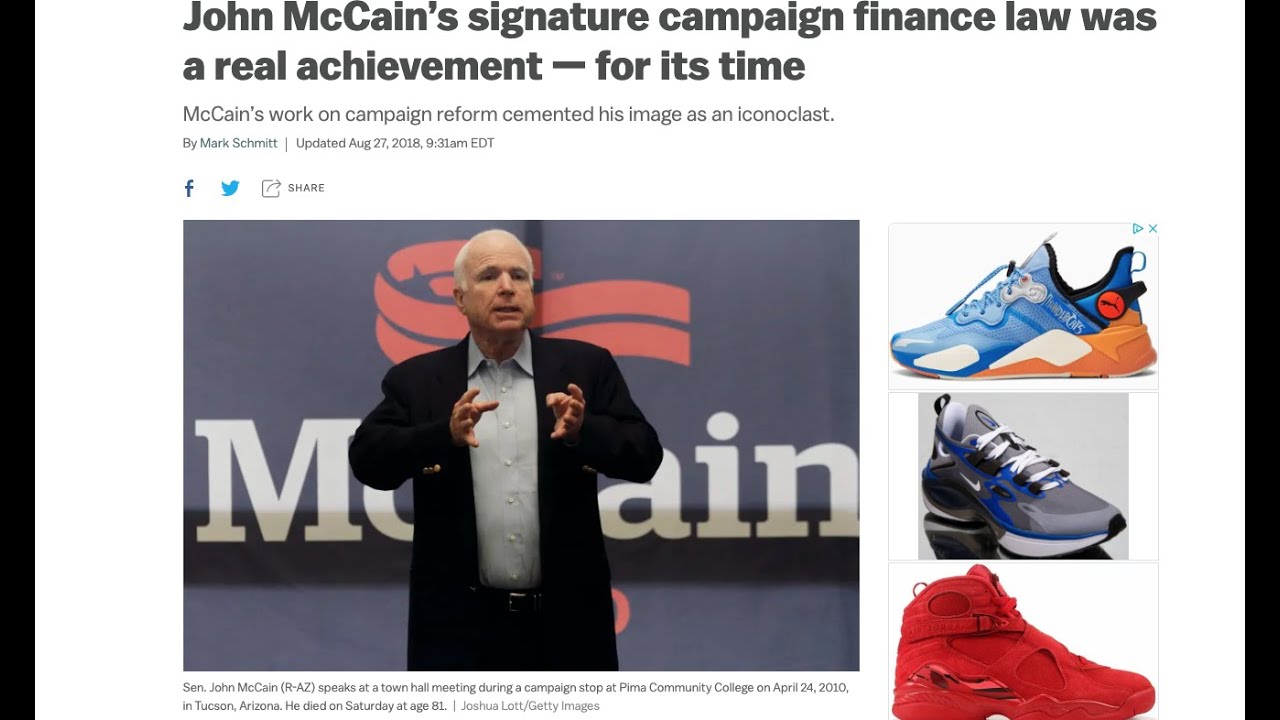 How John McCain Modernized Taxation without Representation