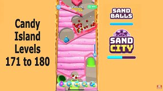 Sand Ball Candy Island Puzzle Game ALL Levels 171 to 180 screenshot 4