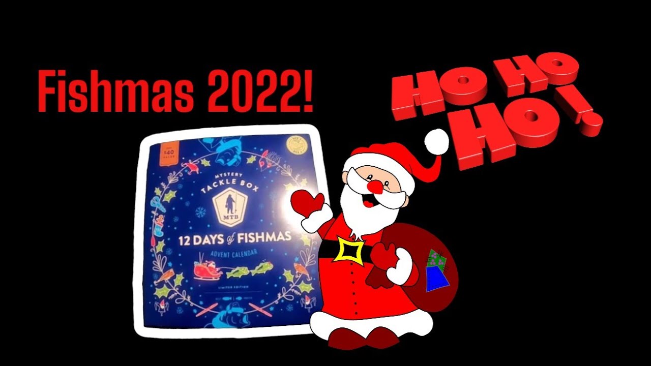 Mystery Tackle Box 12 Days of FISHMAS Advent Calendar 2022