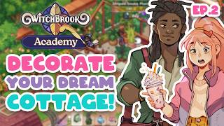 Witchbrook - Your Cottage & Garden Have SO Much Customisation! Witchbrook Academy Ep 2 🏡