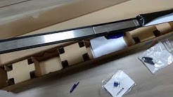 Geberit Clean line решётка темный потёртый метал