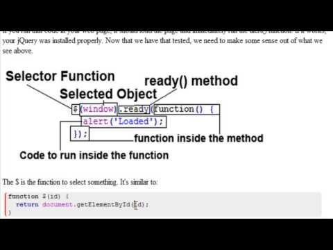 jQuery Tutorial  |  Syntax