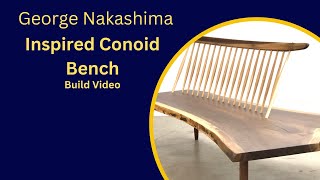 George Nakashima Inspired Conoid Bench Build