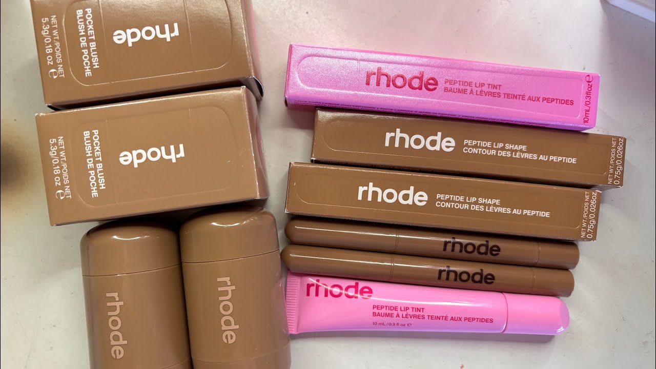 Trying Out/Showing You Rhode Blushes and Peptide Lips 