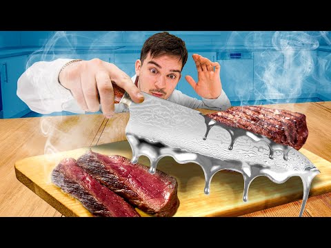 СДЕЛАЛИ НАСТОЯЩИЙ НОЖ ИЗ ГАЛЛИЯ!