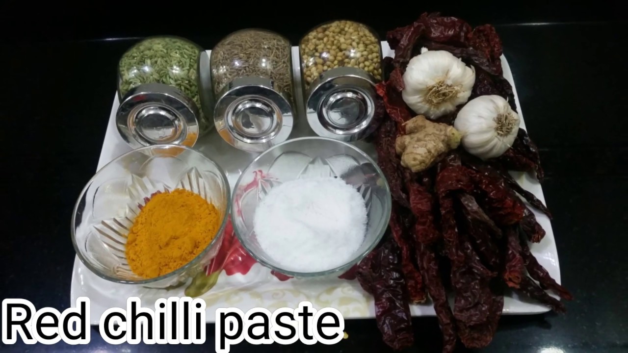 How to make red chili paste/ Red chilli paste/Lonmiri/Bhatkallys taste..23