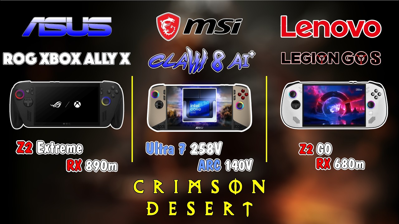 Crimson Desert: Claw 8 AI & Xbox Ally X & Legion Go S | Z2 Ex