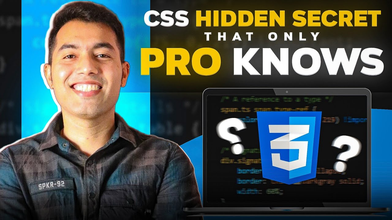 CSS Hidden Secret that only Pro Knows🔥 - YouTube