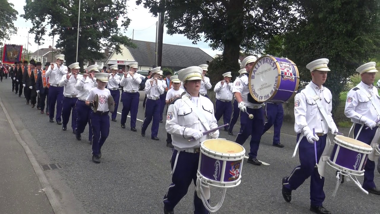 Ballybriest Flower Of The Heather Moneymore 12th Evening Parade 2019