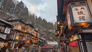 Visiting Hidden Winter Village in Japan like Ghibli | GINZAN ONSEN ♨