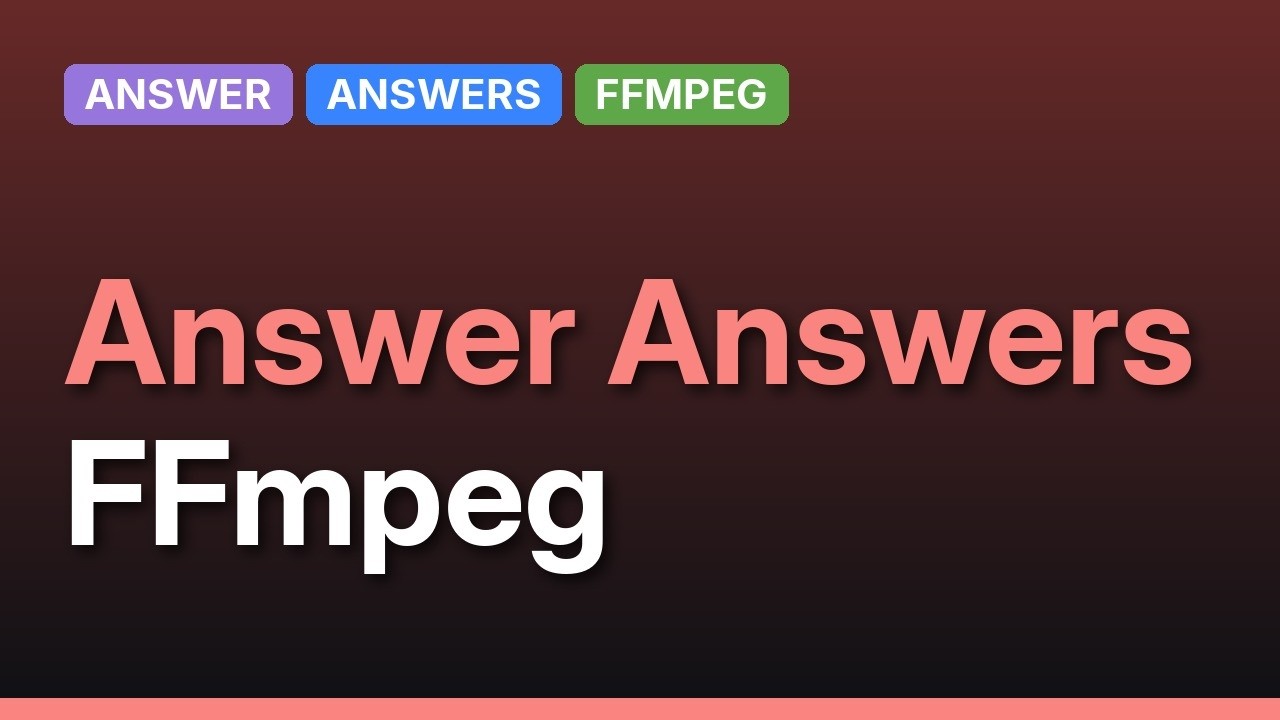 ffmpeg "-bug" parameter explanation - YouTube