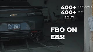 2018 Camaro SS Makes How Much Power on E85?