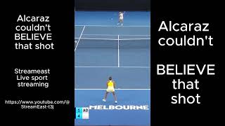 Alcaraz couldn't BELIEVE that shot