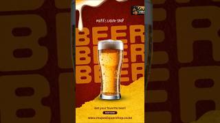 Brewed For Taste. Get your favorite beer at Riverside Mall, Nyahururu.