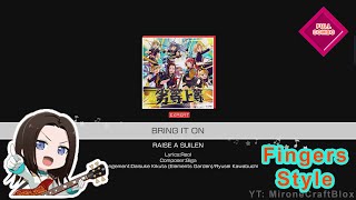 [Bandori - Raise A Suilen] BRING IT ON - Expert (Lyrics + Fingers Style Gameplay) - FULL COMBO