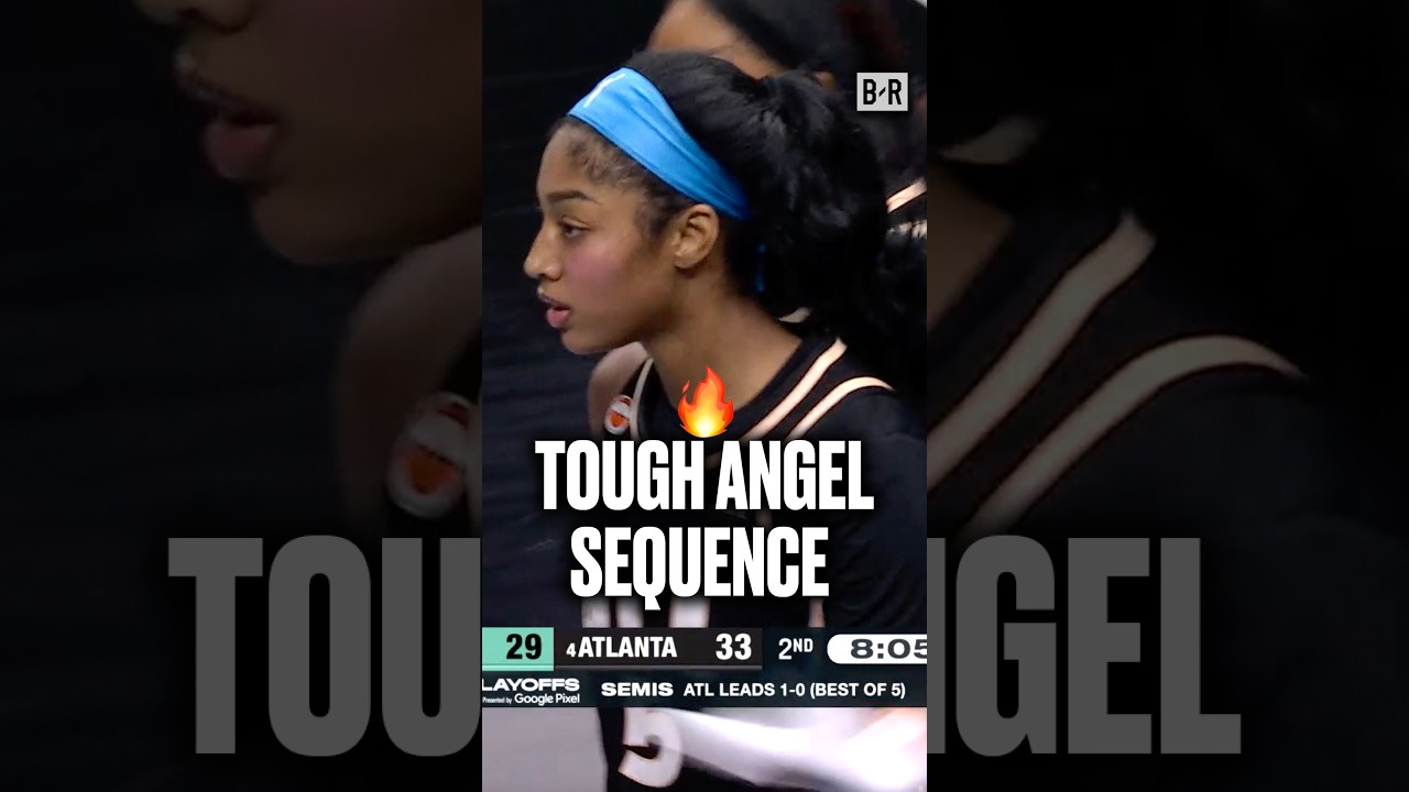 ⁣Angel Reese doing it all 🔥
