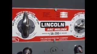 1967 Lincoln Sa-200 Redface pipeline welder
