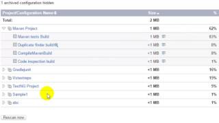 How to view disk usage of all project builds in TeamCity screenshot 4