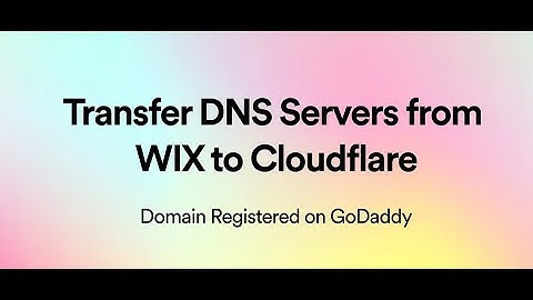 Kajabi - Transfer DNS Servers from WIX to a new Cloudflare account
