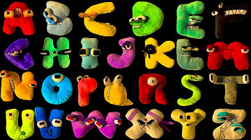 Alphabet Lore Snakes transform Alphabet Lore Plushies (Z-A)